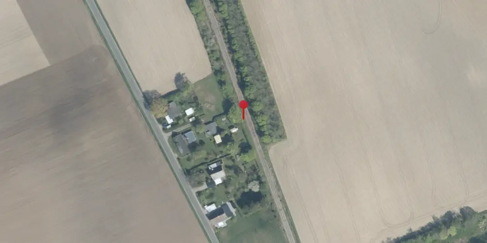 Historisk kort over Gedesby Trinbræt Historisk kort over Gedesby Trinbræt