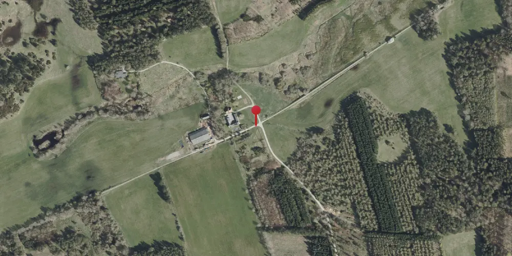 Historisk kort over Albæk Trinbræt