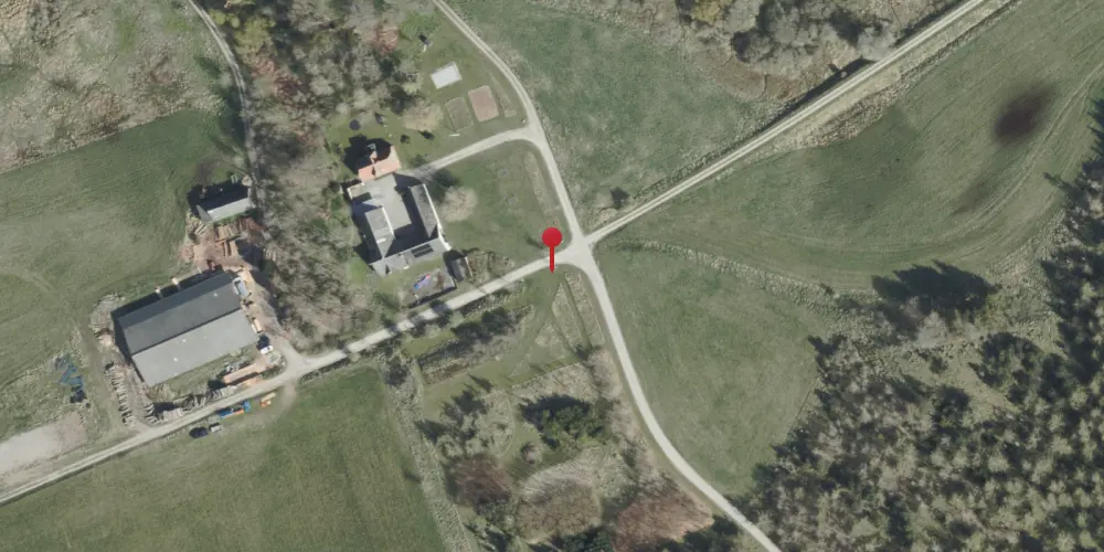 Historisk kort over Albæk Trinbræt