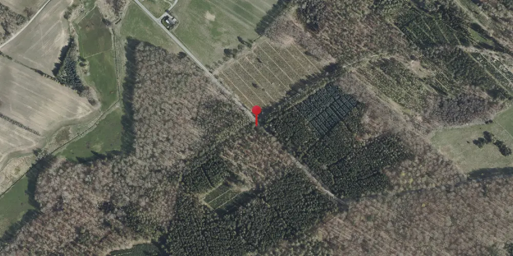 Historisk kort over Brøndstrup Trinbræt