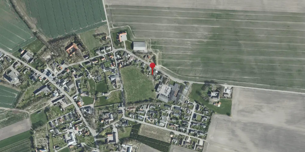 Historisk kort over Voldby Station