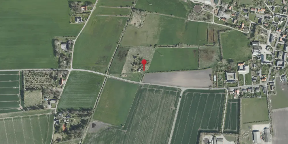 Historisk kort over Hammelev Trinbræt