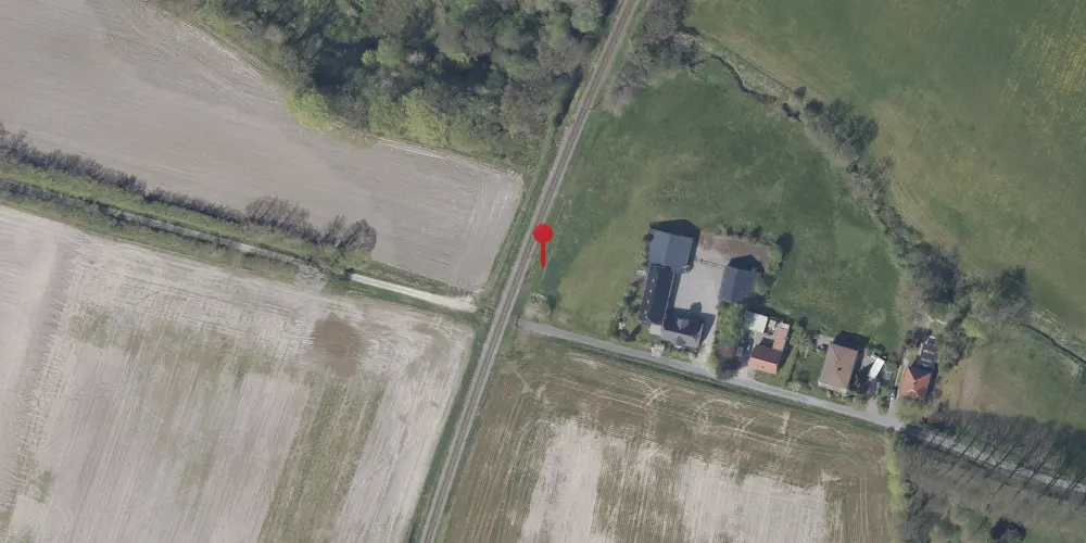 Historisk kort over Adsbøl Billetsalgssted