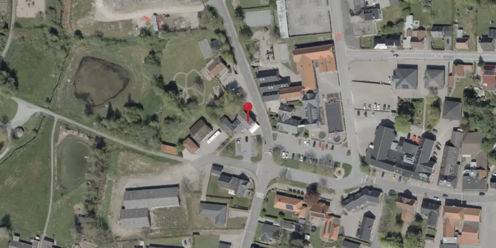 Historisk kort over Agerskov Station