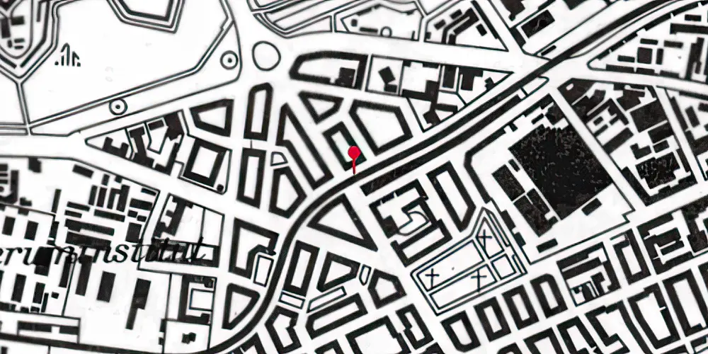 Historisk kort over Amagerbro Station [1907-1938]