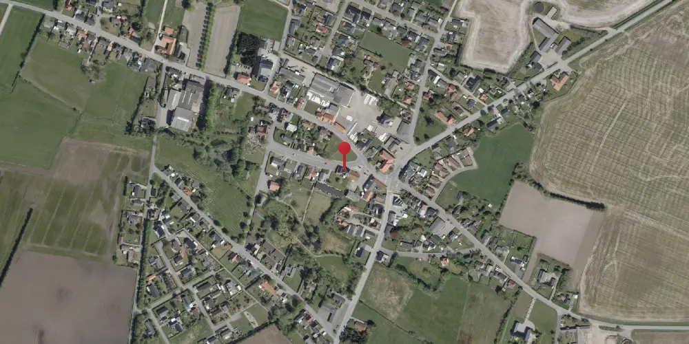 Historisk kort over Arnum Station Historisk kort over Arnum Station