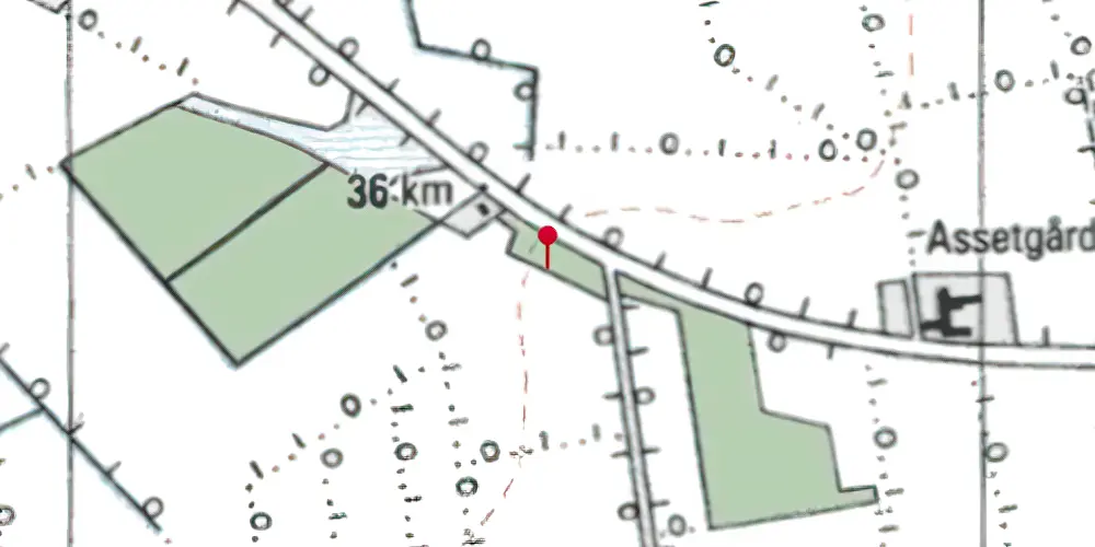 Historisk kort over Asset Trinbræt