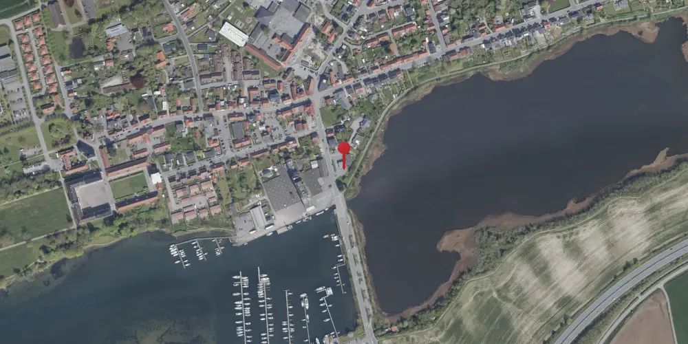 Historisk kort over Augustenborg Station Historisk kort over Augustenborg Station