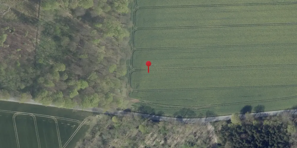 Historisk kort over Aunsbjerg Trinbræt Historisk kort over Aunsbjerg Trinbræt