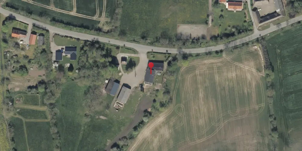 Historisk kort over Barsmark Stationskro