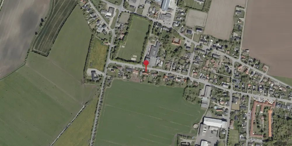 Historisk kort over Bedsted Løgum Station