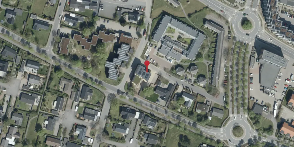 Historisk kort over Billund Station Historisk kort over Billund Station