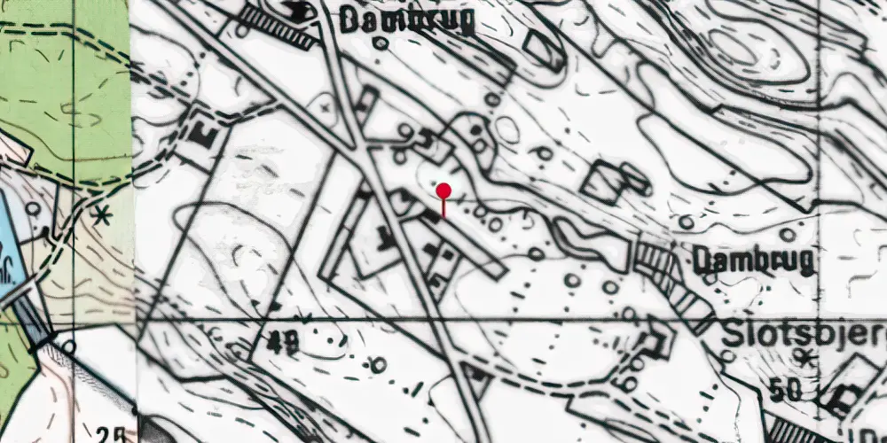 Historisk kort over Bindeballe Holdeplads Historisk kort over Bindeballe Holdeplads