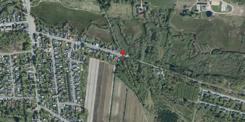 Historisk kort over Birkebæk Trinbræt Historisk kort over Birkebæk Trinbræt