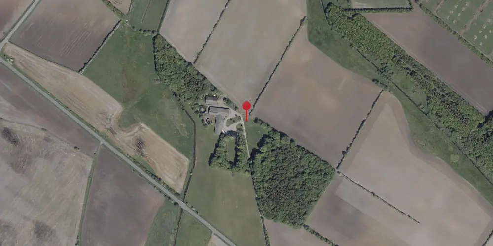 Historisk kort over Blankenhof Holdeplads med sidespor