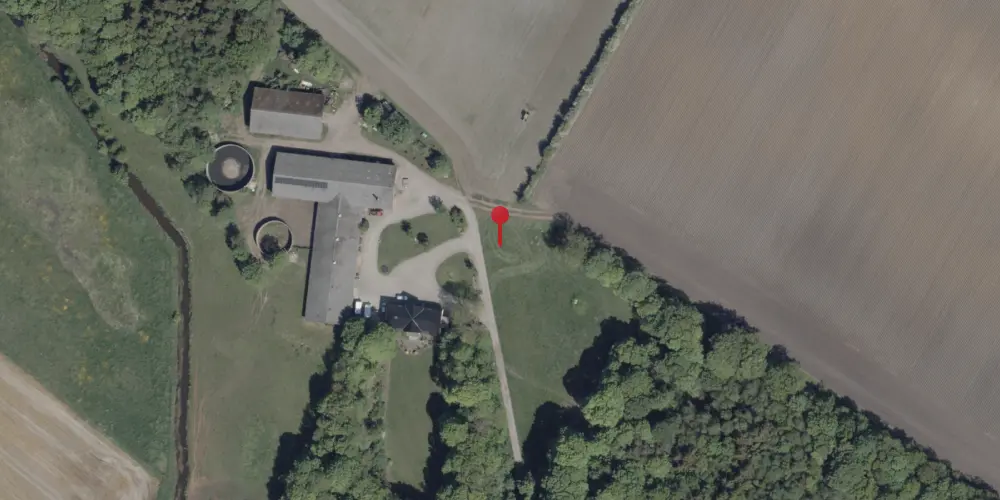 Historisk kort over Blankenhof Holdeplads med sidespor