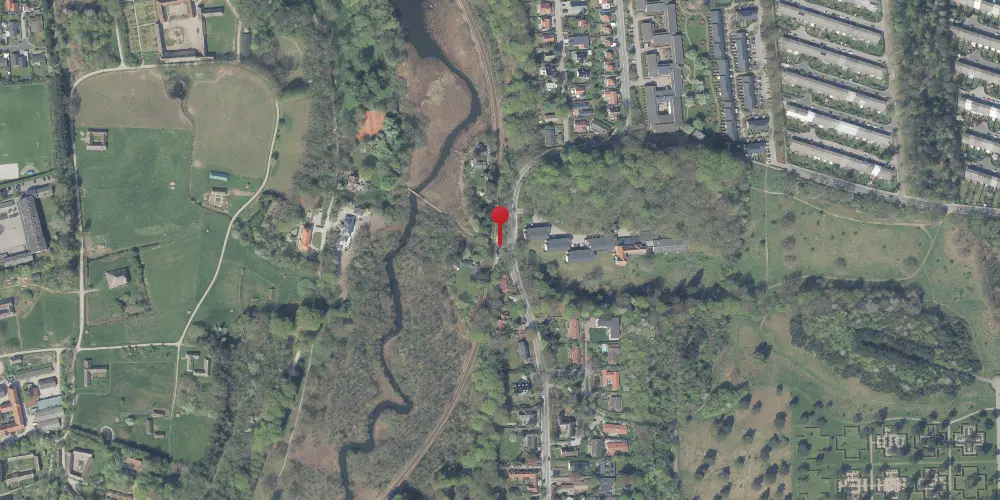 Historisk kort over Borrebakken Trinbræt