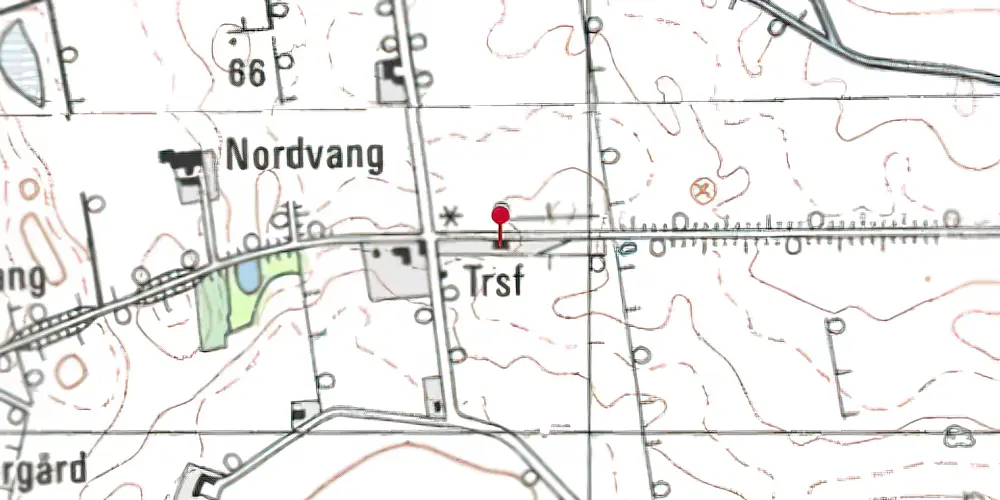 Historisk kort over Brakker Holdeplads