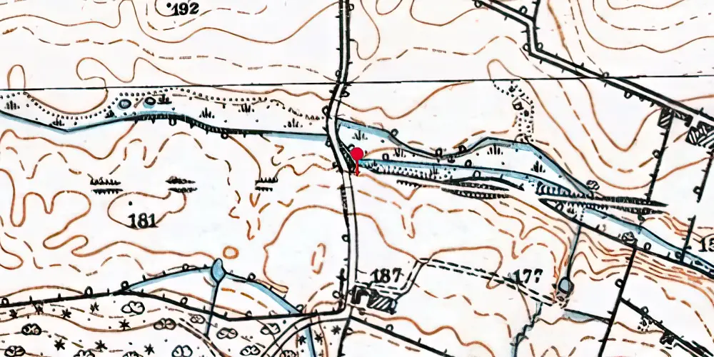 Historisk kort over Brakker Skovvej Trinbræt (uofficielt) Historisk kort over Brakker Skovvej Trinbræt (uofficielt)