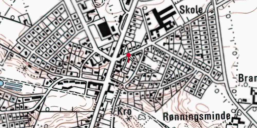 Historisk kort over Bramdrup Holdeplads Historisk kort over Bramdrup Holdeplads