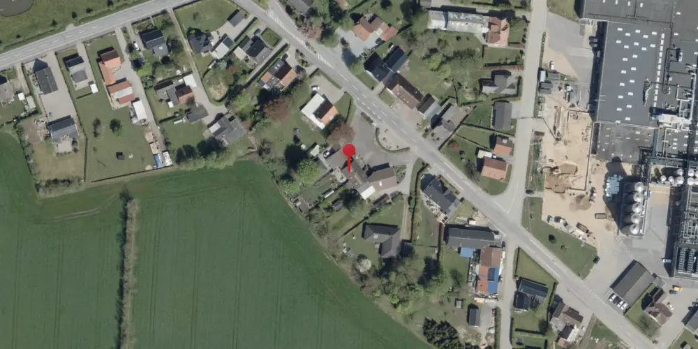 Historisk kort over Branderup Station