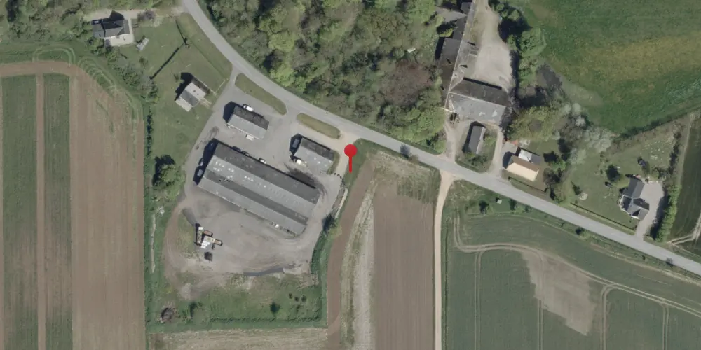 Historisk kort over Branderup Mølle Holdeplads med sidespor Historisk kort over Branderup Mølle Holdeplads med sidespor