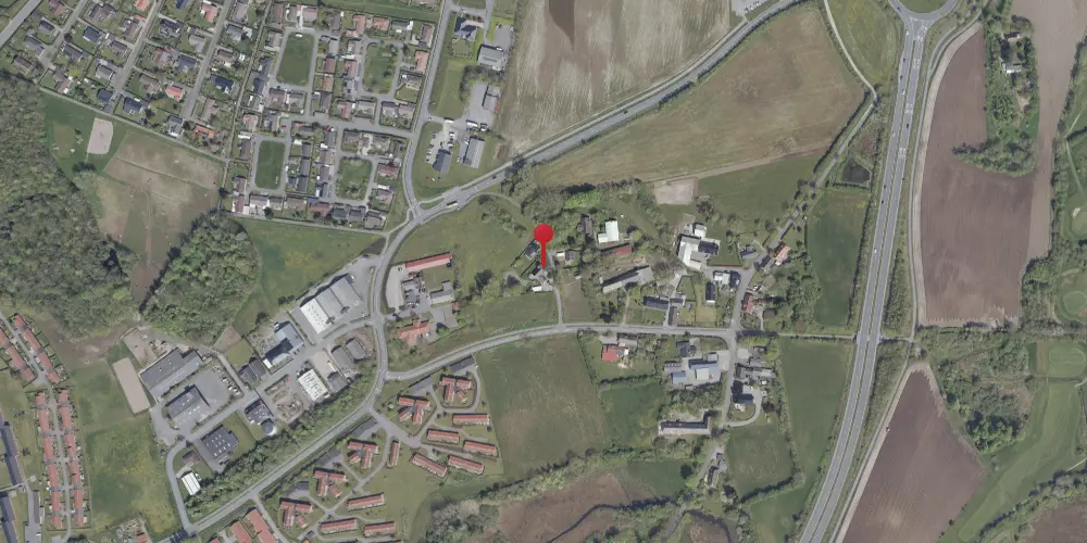 Historisk kort over Bro Station Historisk kort over Bro Station