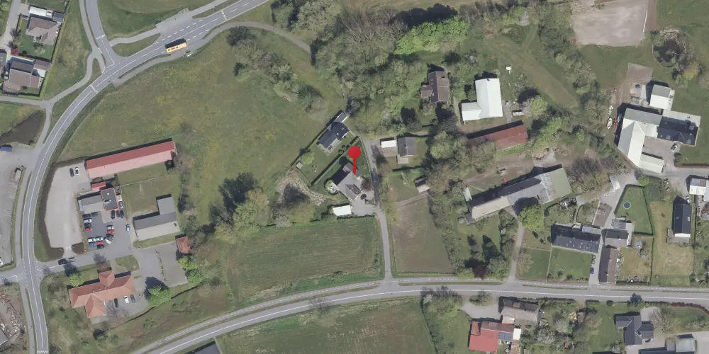 Historisk kort over Bro Station Historisk kort over Bro Station