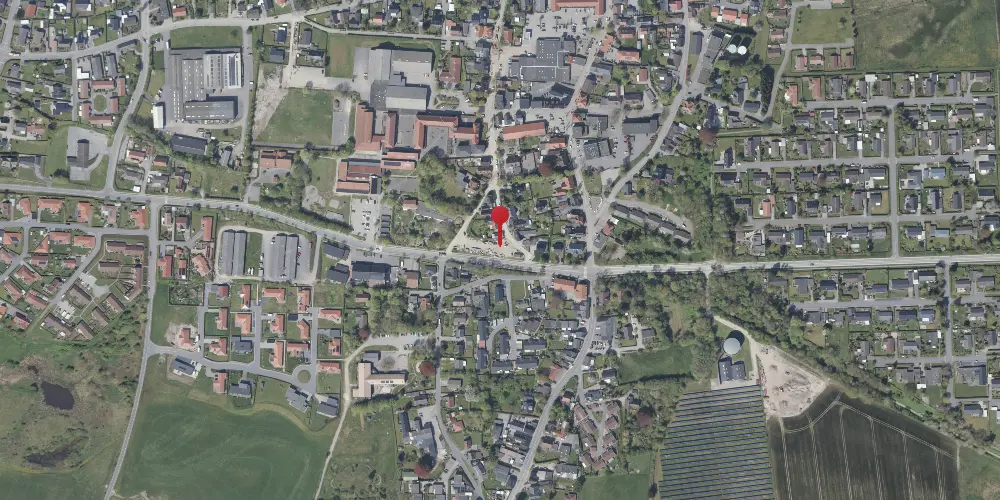 Historisk kort over Broager Station Historisk kort over Broager Station