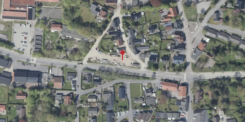 Historisk kort over Broager Station Historisk kort over Broager Station