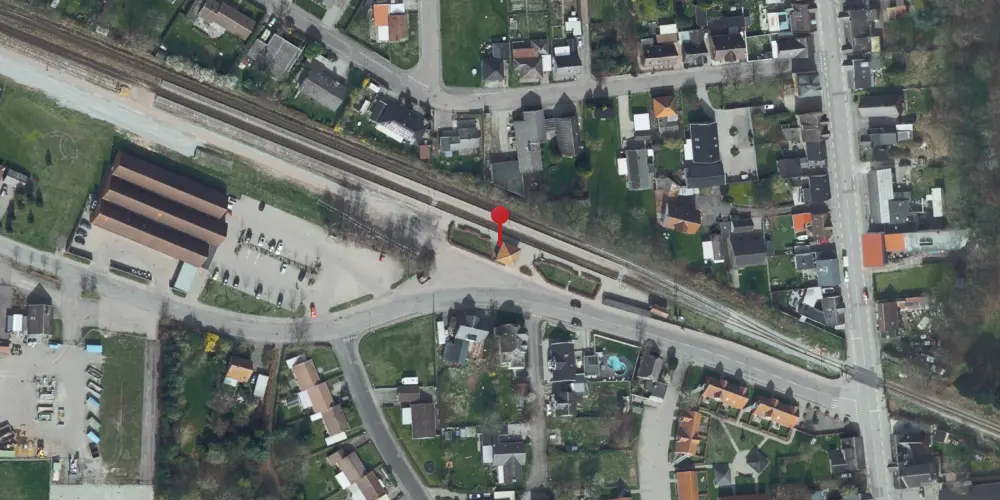 Historisk kort over Søllested Trinbræt