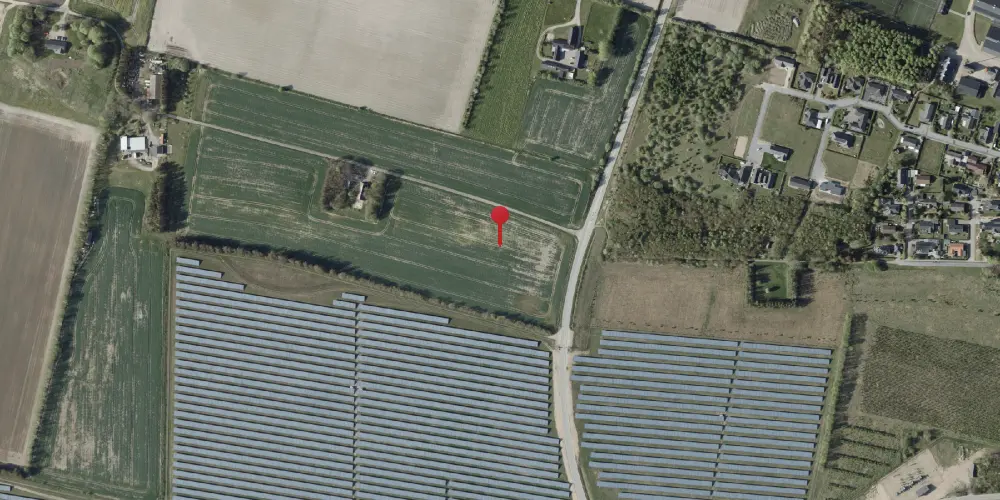 Historisk kort over Brunhøj Trinbræt (uofficielt)