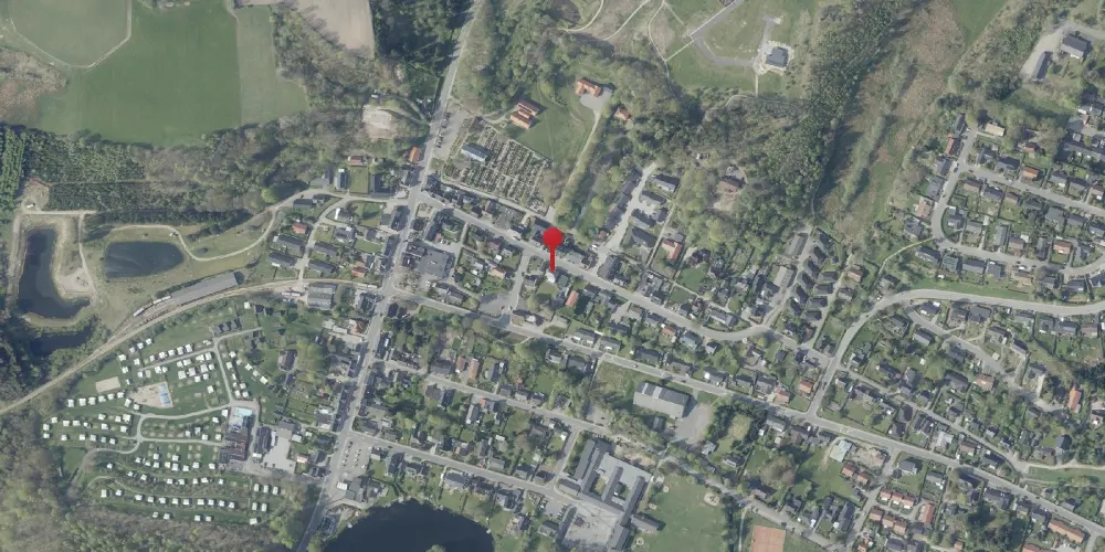 Historisk kort over Bryrup (smalspor) Station Historisk kort over Bryrup (smalspor) Station