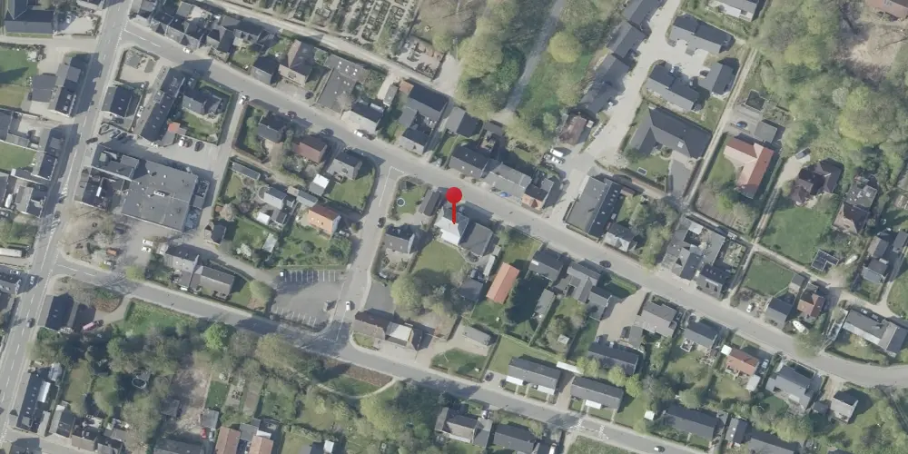 Historisk kort over Bryrup (smalspor) Station Historisk kort over Bryrup (smalspor) Station