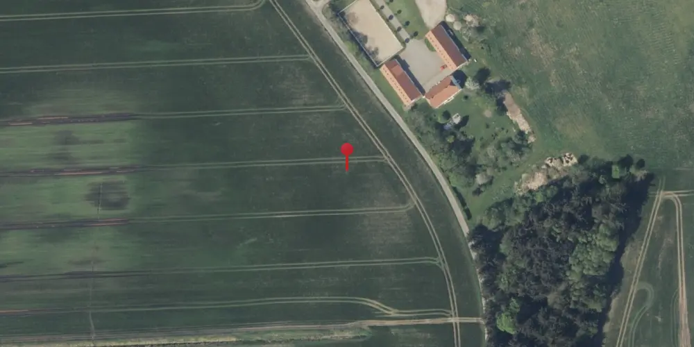 Historisk kort over Brænore Trinbræt