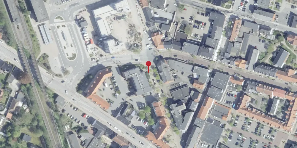 Historisk kort over Brønderslev Station [1871-1966]