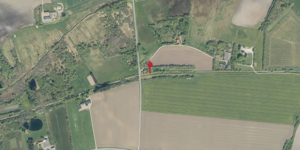 Historisk kort over Bysted Trinbræt