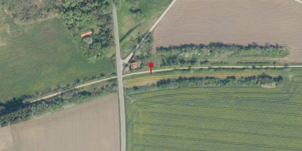 Historisk kort over Bysted Trinbræt