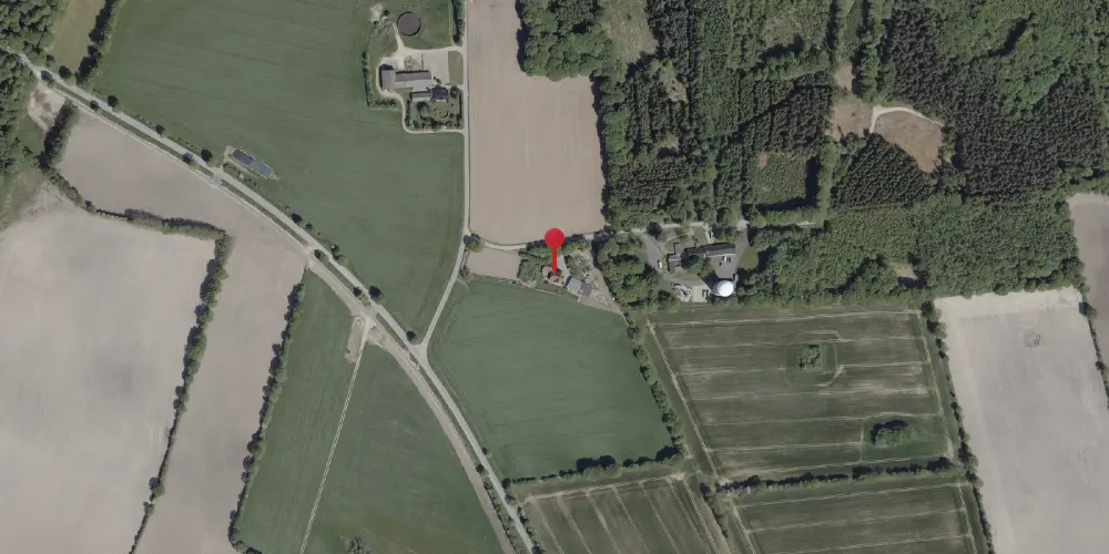 Historisk kort over Bæk Skov Station Historisk kort over Bæk Skov Station