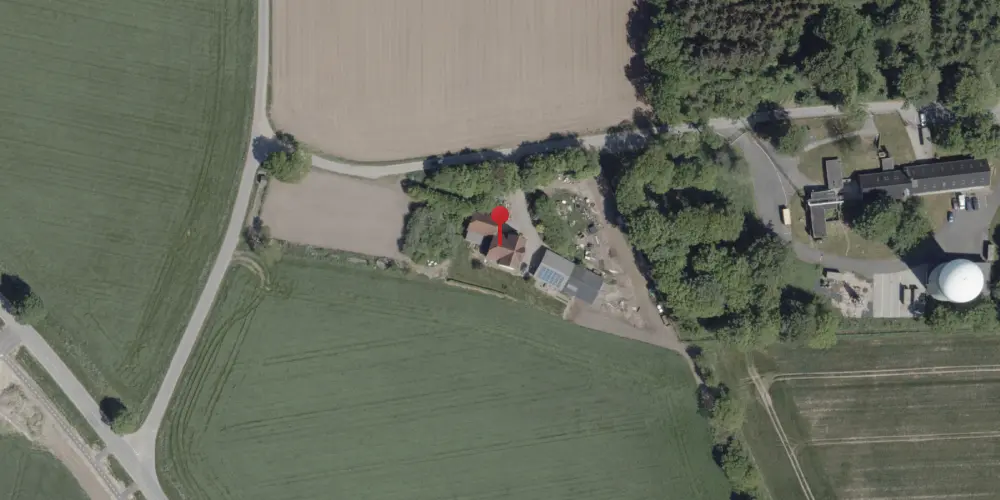 Historisk kort over Bæk Skov Station Historisk kort over Bæk Skov Station