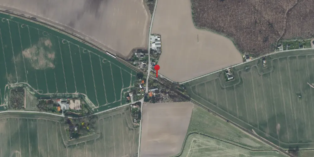 Historisk kort over Avnede Trinbræt