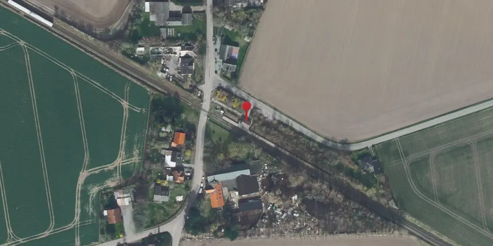 Historisk kort over Avnede Trinbræt