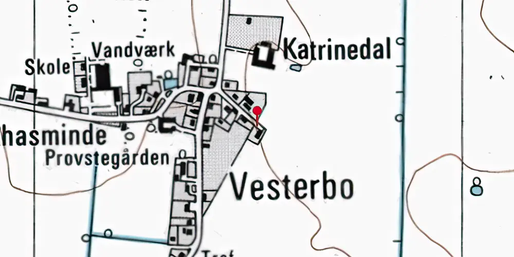 Historisk kort over Købelev Station