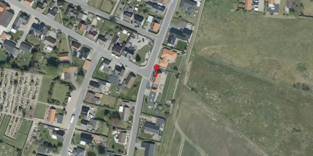 Historisk kort over Bække Station