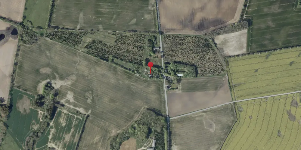 Historisk kort over Bølling Holdeplads