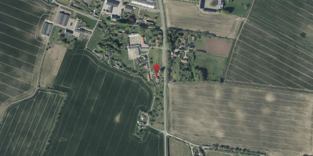 Historisk kort over Dalager Station