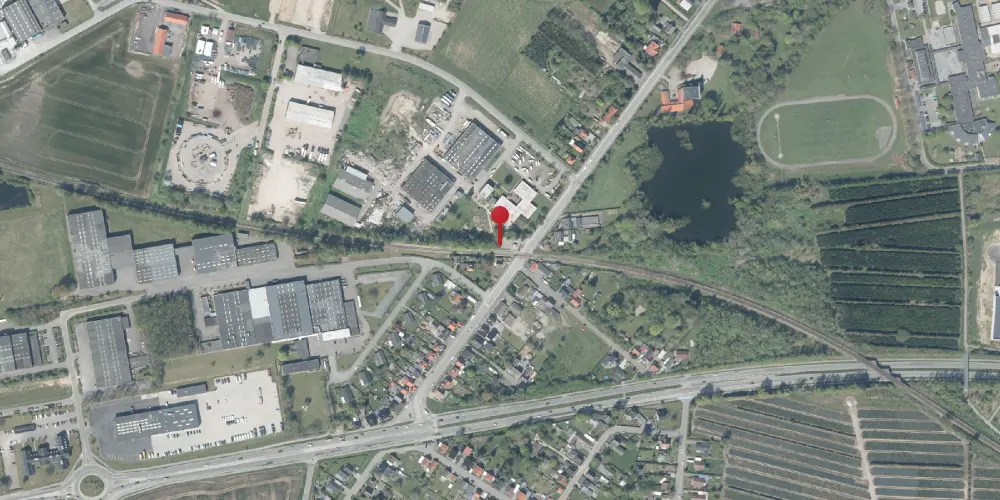 Historisk kort over Øster Toreby Trinbræt