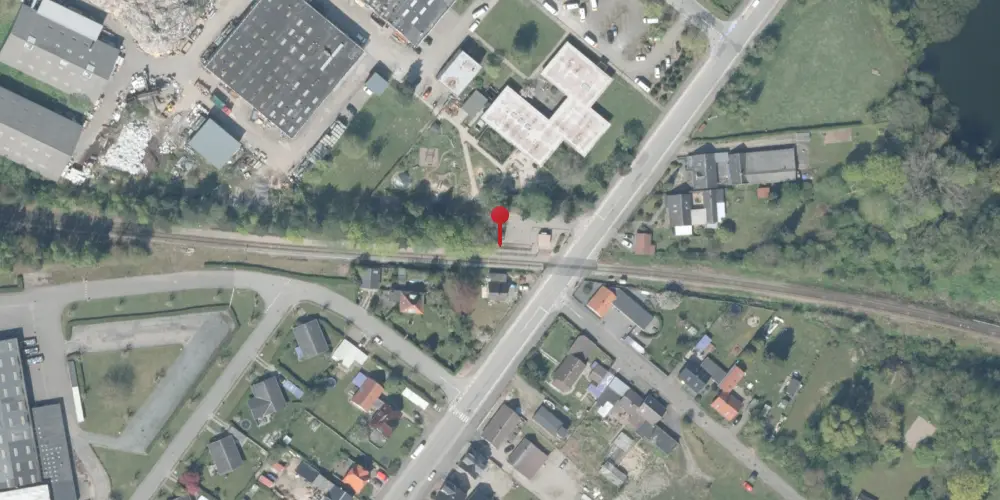 Historisk kort over Øster Toreby Trinbræt