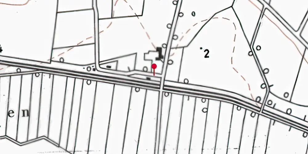 Historisk kort over Daler Holdeplads