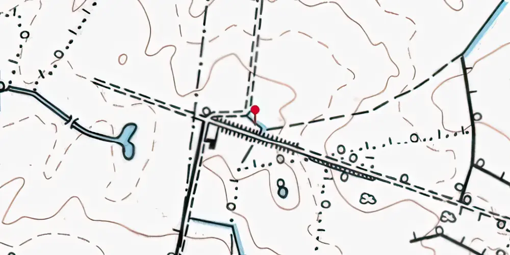 Historisk kort over Daugårdsminde Trinbræt